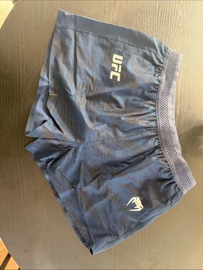 UFC Men's Navy Blue Athletic Training Shorts